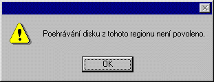 přehrávání není povoleno