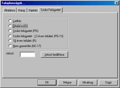 szli felgyelet tulajdonsgok oldal